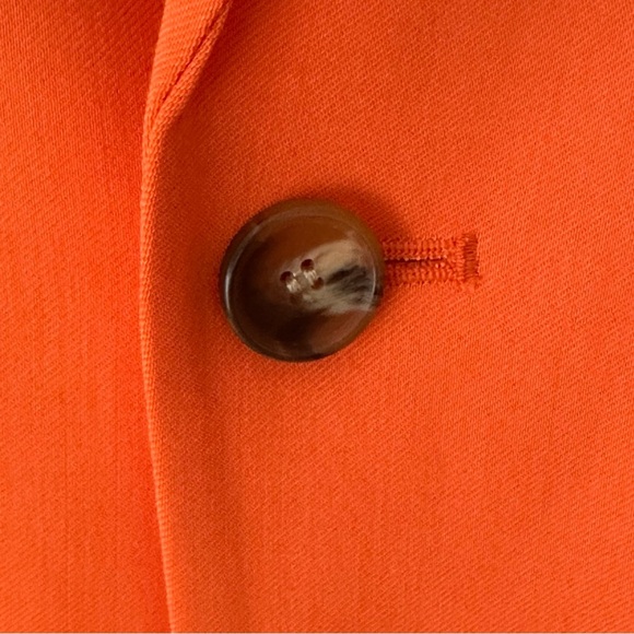 A.L.C. Dakota Oversized Single Button Blazer in Clementine Sz: 8 - Picture 10 of 11